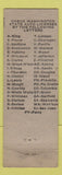 Matchbook Cover - K Street Laundry WORN