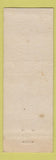 Matchbook Cover - Sunlight Corner Restaurant New Bedford MA WEAR