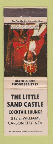 Matchbook Cover - Little Sand Castle Carson City NV WORN