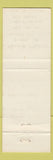 Matchbook Cover - Thomas Funeral Homes Hammond Ponchatoula LA WEAR