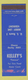 Matchbook Cover - Kelley's Restaurant Derby Line VT WEAR