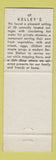 Matchbook Cover - Kelley's Restaurant Derby Line VT WEAR
