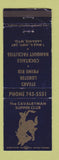 Matchbook Cover - Cavalryman Supper Club Laramie WY WEAR