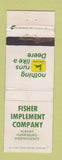 Matchbook Cover - John Deere Tractors Albany Harrisburg Independence OR WEAR
