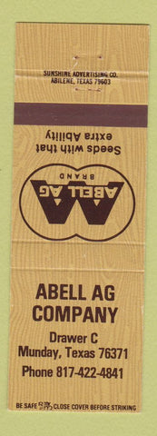 Matchbook Cover - Abell Ag Company Munday TX