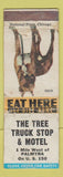 Matchbook Cover - Tree Truck Stop Motel Palmyra PA WORN