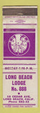 Matchbook Cover - Elks Lodge Long Beach CA WEAR