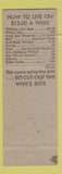 Matchbook Cover - Smith's Super Market Grocery Guilford ME hillbilly