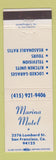 Matchbook Cover - Marina Motel San Francisco CA