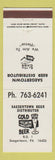 Matchbook Cover - Saegertown Beer Distributor PA