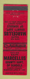 Matchbook Cover - Ralph Marcellus County Superintendent Schools Phelps 1955