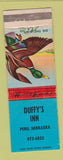Matchbook Cover - Duffy's Inn Peru NE WEAR