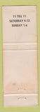 Matchbook Cover - Duffy's Inn Peru NE WEAR