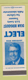 Matchbook Cover - Dean Bergquist SLO County Treasurer Election CA?