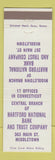 Matchbook Cover - Harford National Bank and Trust Middletown CT