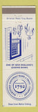 Matchbook Cover - Hartford National Bank and Trust CT Norwich Middletown