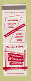 Matchbook Cover - Crossroads Restaurant Latham NY