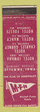 Matchbook Cover - Mitchell Foster Hotels Ottumwa IA WEAR