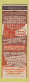 Matchbook Cover - Utilities Engineering Institute Chicago IL ARROW WORN