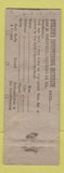 Matchbook Cover - Utilities Engineering Institute Chicago IL ARROW WORN