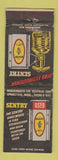 Matchbook Cover - Sentry Fire Extinguisher  WEAR