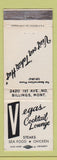 Matchbook Cover - Vegas Cocktail Lounge Billings MT