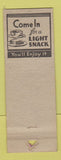 Matchbook Cover - Riverview Service oil gas Scotty's West Willington CT WEAR RED