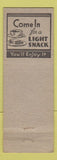 Matchbook Cover - Riverview Service oil gas Scotty's West Willington CT WHITE