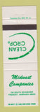 Matchbook Cover - Midwest Companies Clear Crop Fremont NE