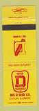 Matchbook Cover - Big D Seed Company corn Catlin IL WEAR
