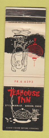 Matchbook Cover - Teahouse Inn Akron OH WEAR