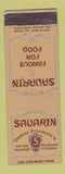 Matchbook Cover - Savarin Restaurants New York City Pittsburgh Philadelphia