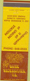 Matchbook Cover - Bare Necessities ltd Chicago IL