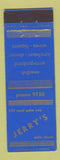 Matchbook Cover - Jerry's Swedish Smorgasbord Palm Beach FL