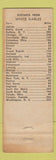 Matchbook Cover - Evans White Gables Ypsilanti MI