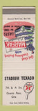 Matchbook Cover - Stadium Texaco Grants Pass OR oil gas Marfak