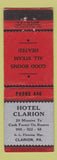 Matchbook Cover - Hotel Clarion PA low phone #