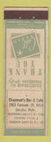 Matchbook Cover - Chapman's Bar Cafe Omaha NE ARROW STAMPED