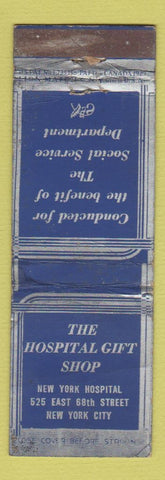 Matchbook Cover - Hospital Gift Shop New York City Lion Canada 1929 WORN