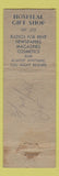 Matchbook Cover - Hospital Gift Shop New York City Lion Canada 1929 WORN
