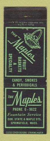 Matchbook Cover - The Maples Fountain Springfield MA