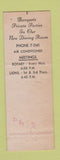 Matchbook Cover - Shillington Diner PA Reading