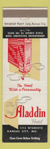 Matchbook Cover - Aladdin Hotel Kansas City MO