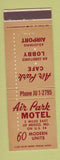 Matchbook Cover - Air Park Motel Mexico MO