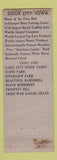 Matchbook Cover - Hotel Mayfair Sioux City IA coffee shop