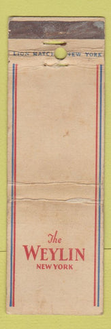 Matchbook Cover - Weylin New York City WEAR