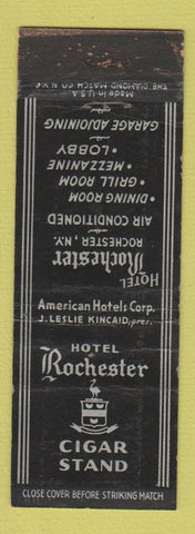 Matchbook Cover - Hotel Rochester NY WORN