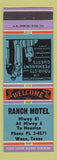 Matchbook Cover - Ranch Motel Waco TX