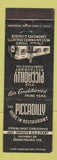 Matchbook Cover - Piccadilly Restaurant Grand Prairie TX