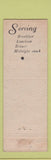 Matchbook Cover - Harvey's Grill Chicago IL WEAR